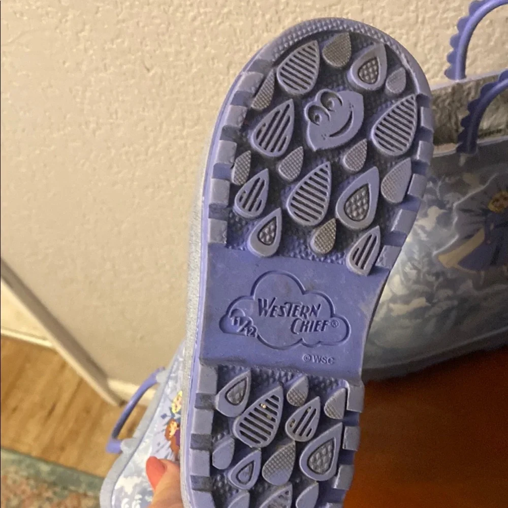 Disney Frozen II Kids Boots with Purple Accents